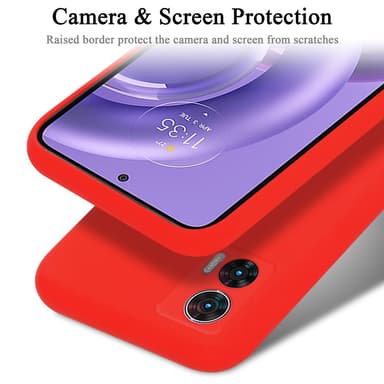 Motorola EDGE 30 NEO silikondeksel case (rød)