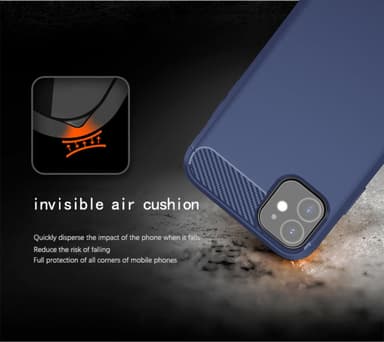 Deksel iPhone 11 ultra slim (blå)