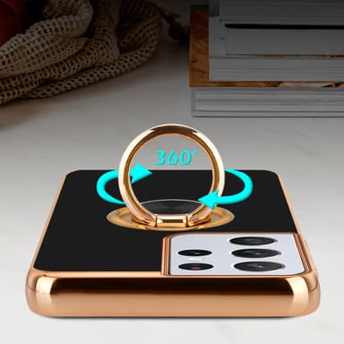 Samsung Galaxy S21 ULTRA silikondeksel case (svart)