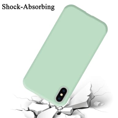 iPhone XS MAX silikondeksel case (grønn)