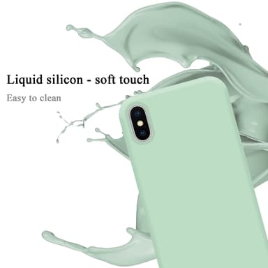 iPhone XS MAX silikondeksel case (grønn)