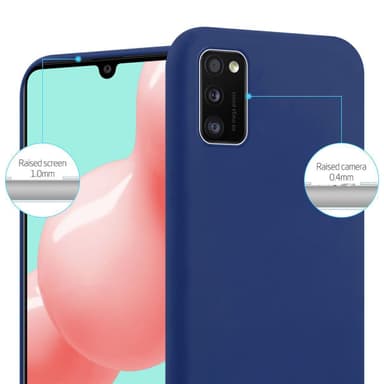 Deksel Samsung Galaxy A41 Silikon cover (blå)