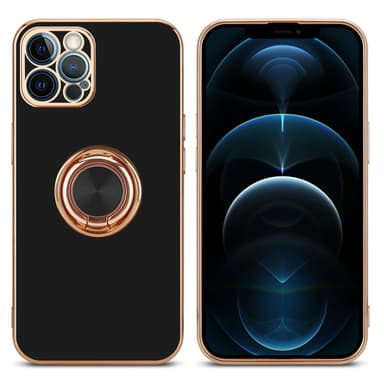 iPhone 12 PRO silikondeksel case (svart)