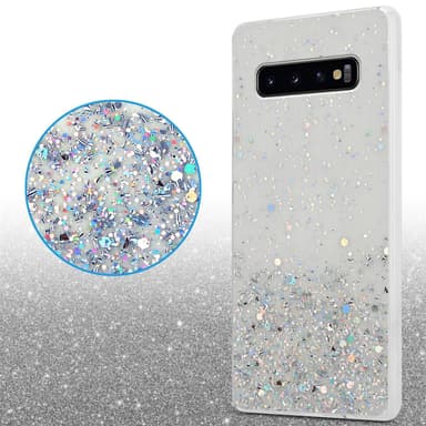 Samsung Galaxy S10 4G Silikondeksel Glitter