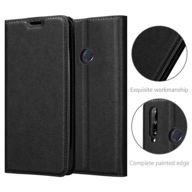 Huawei P40 LITE E lommebokdeksel case (svart)