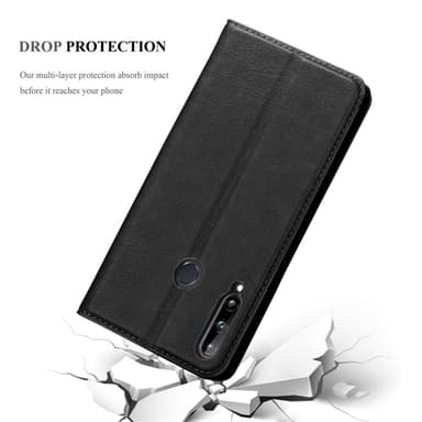 Huawei P40 LITE E lommebokdeksel case (svart)
