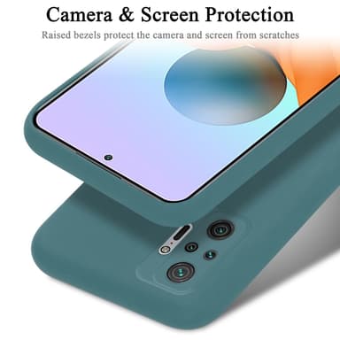 Xiaomi RedMi NOTE 10 PRO silikondeksel case (grønn)