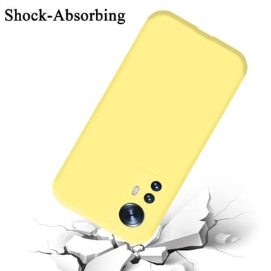 Xiaomi 12 / 12X silikondeksel case (gul)
