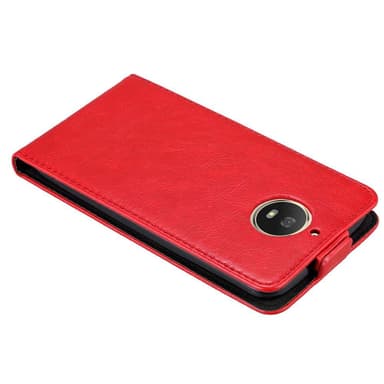 Motorola MOTO G5S deksel flip cover (rød)
