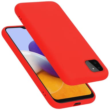Samsung Galaxy A22 5G silikondeksel case (rød)