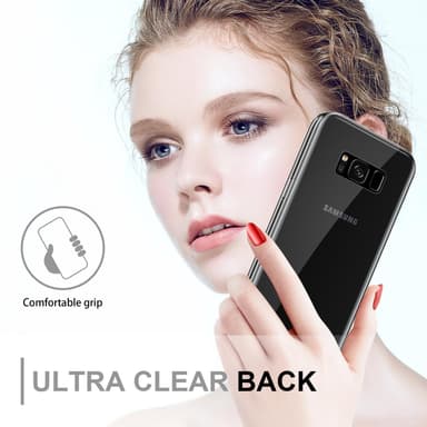 Samsung Galaxy S8 Deksel 360 Case Cover (gjennomsiktig)