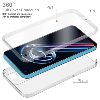 Realme 9 PRO / V25 / Q5 Deksel 360 Case Cover