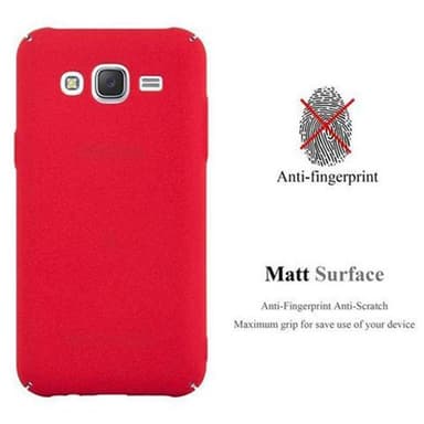 Samsung Galaxy J5 2015 Hardt Deksel Cover (rød)