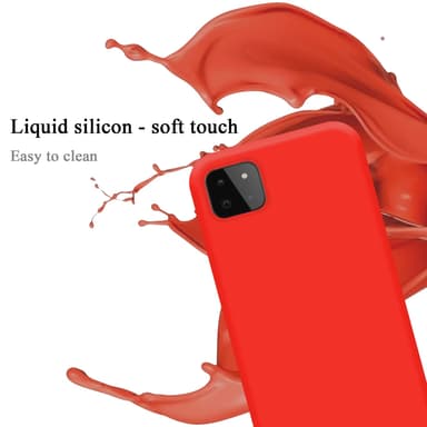 Samsung Galaxy A22 5G silikondeksel case (rød)