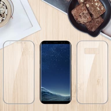 Samsung Galaxy S8 Deksel 360 Case Cover (gjennomsiktig)