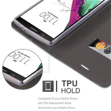 LG G4 / G4 PLUS lommebokdeksel etui (grå)