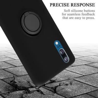 Deksel Huawei P20 Ring Case (svart)