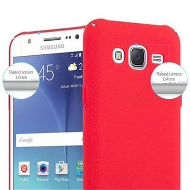 Samsung Galaxy J5 2015 Hardt Deksel Cover (rød)