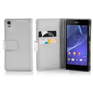 Sony Xperia Z2 lommebokdeksel etui (hvit)