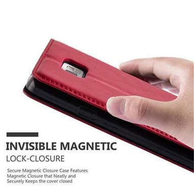 Samsung Galaxy S2 / S2 PLUS lommebokdeksel case (rød)