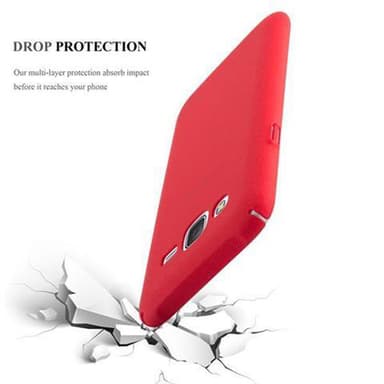 Samsung Galaxy J5 2015 Hardt Deksel Cover (rød)
