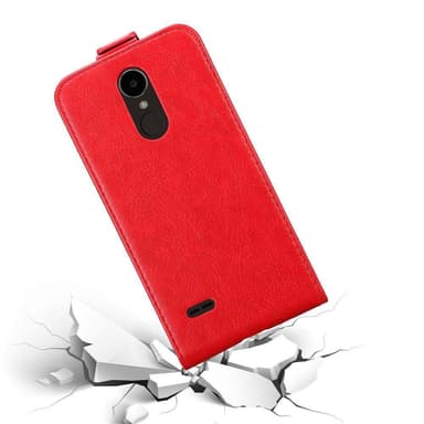 LG K4 2017 deksel flip cover (rød)