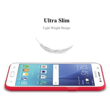 Samsung Galaxy J5 2015 Hardt Deksel Cover (rød)