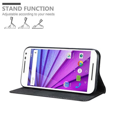 Motorola MOTO G3 Deksel Case Cover (svart)