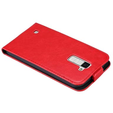 LG K10 2016 deksel flip cover (rød)