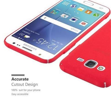 Samsung Galaxy J5 2015 Hardt Deksel Cover (rød)