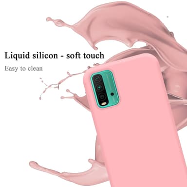 Xiaomi RedMi 9T / POCO M3 silikondeksel case (rosa)