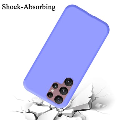 Samsung Galaxy S22 ULTRA silikondeksel case (lilla)