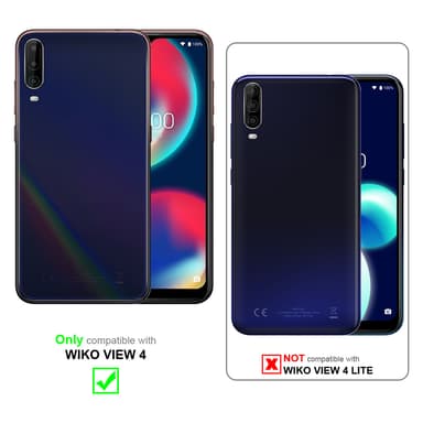 WIKO VIEW 4 lommebokdeksel case (rød)