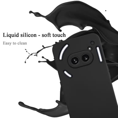 Nothing Phone 2a silikondeksel case (svart)