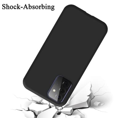 Samsung Galaxy A72 4G / 5G silikondeksel case (svart)