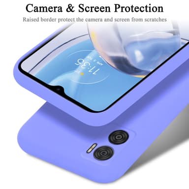 Motorola MOTO E22 / E22i silikondeksel case (lilla)