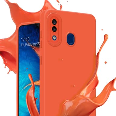 Samsung Galaxy A20 / A30 / M10s Deksel case (oransje)