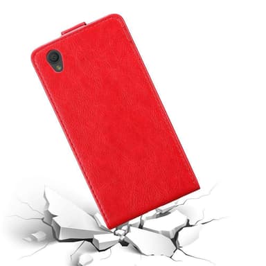 Sony Xperia L1 deksel flip cover (rød)