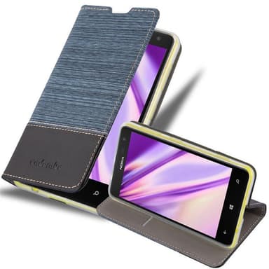 Nokia Lumia 625 lommebokdeksel etui (blå)