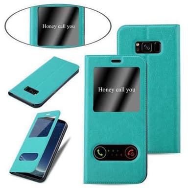 Samsung Galaxy S8 lommebokdeksel cover (turkis)