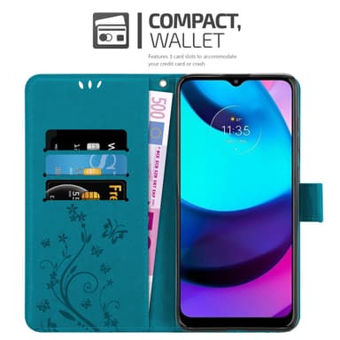 Motorola MOTO E20 / E30 / E40 lommebokdeksel Blomster