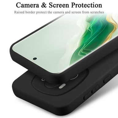 Honor Magic 6 silikondeksel case (Svart)