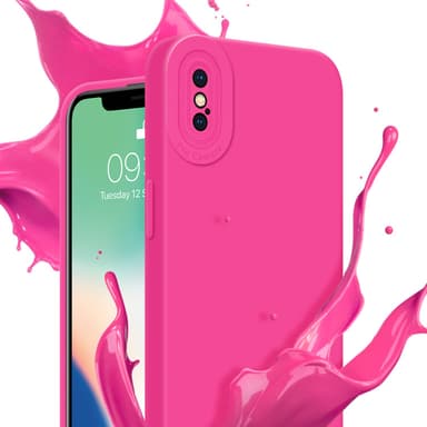 iPhone X / XS Deksel case (rosa)