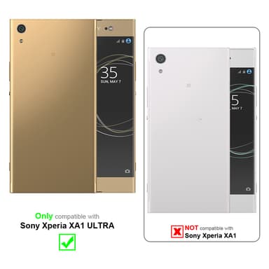 Sony Xperia XA1 ULTRA lommebokdeksel etui (grå)
