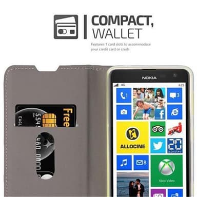 Nokia Lumia 625 lommebokdeksel etui (blå)