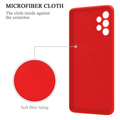 Deksel Samsung Galaxy A32 5G Ring Case (rød)