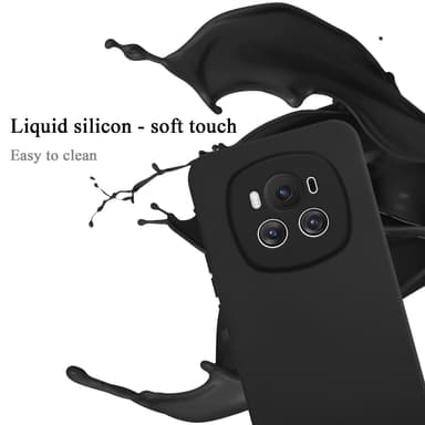 Honor Magic 6 silikondeksel case (Svart)