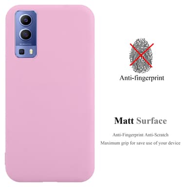 Deksel Vivo Y52 5G / Y72 5G Silikon cover (rosa)