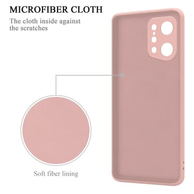 Deksel Oppo FIND X5 Ring Case (rosa)