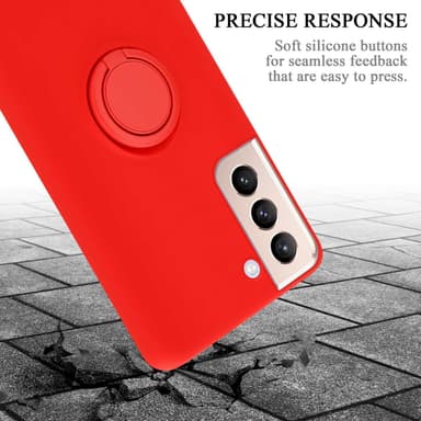 Deksel Samsung Galaxy S22 PLUS Ring Case (rød)
